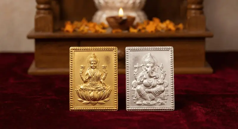 Gold and Silver Pratima Idols